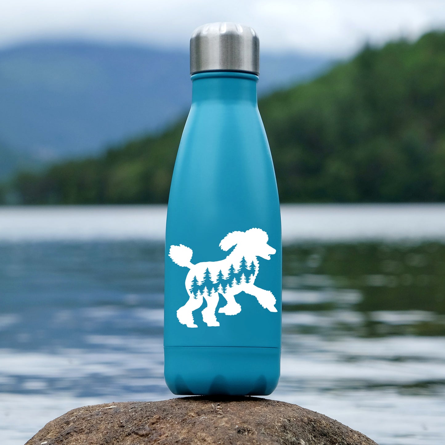 Running Poodle Dog Vinyl Decal