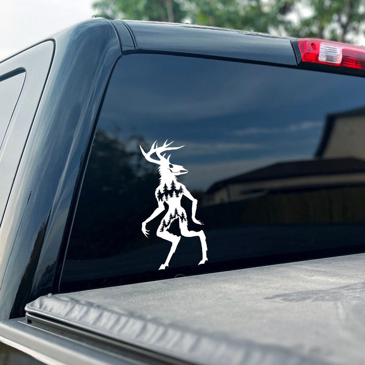 Wendigo Cryptid Vinyl Decal
