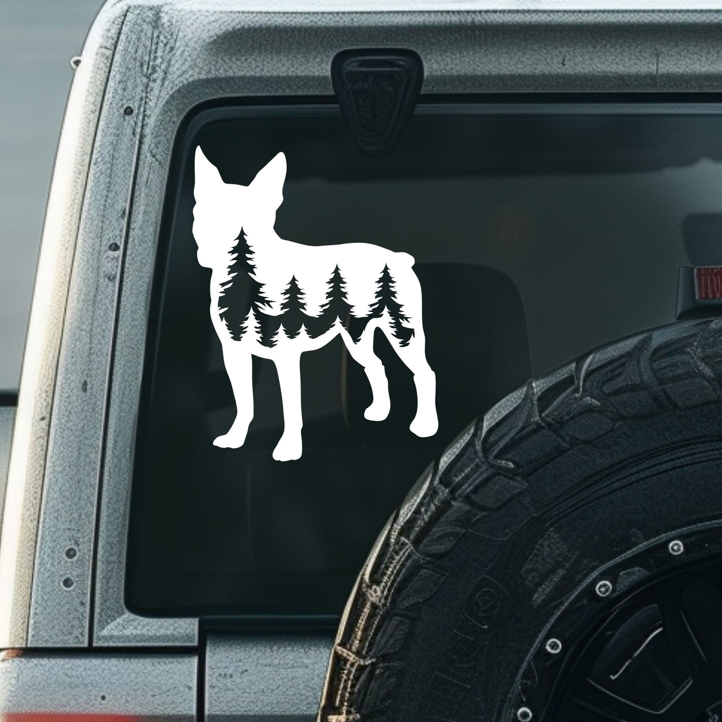 Boston Terrier Dog Vinyl Decal