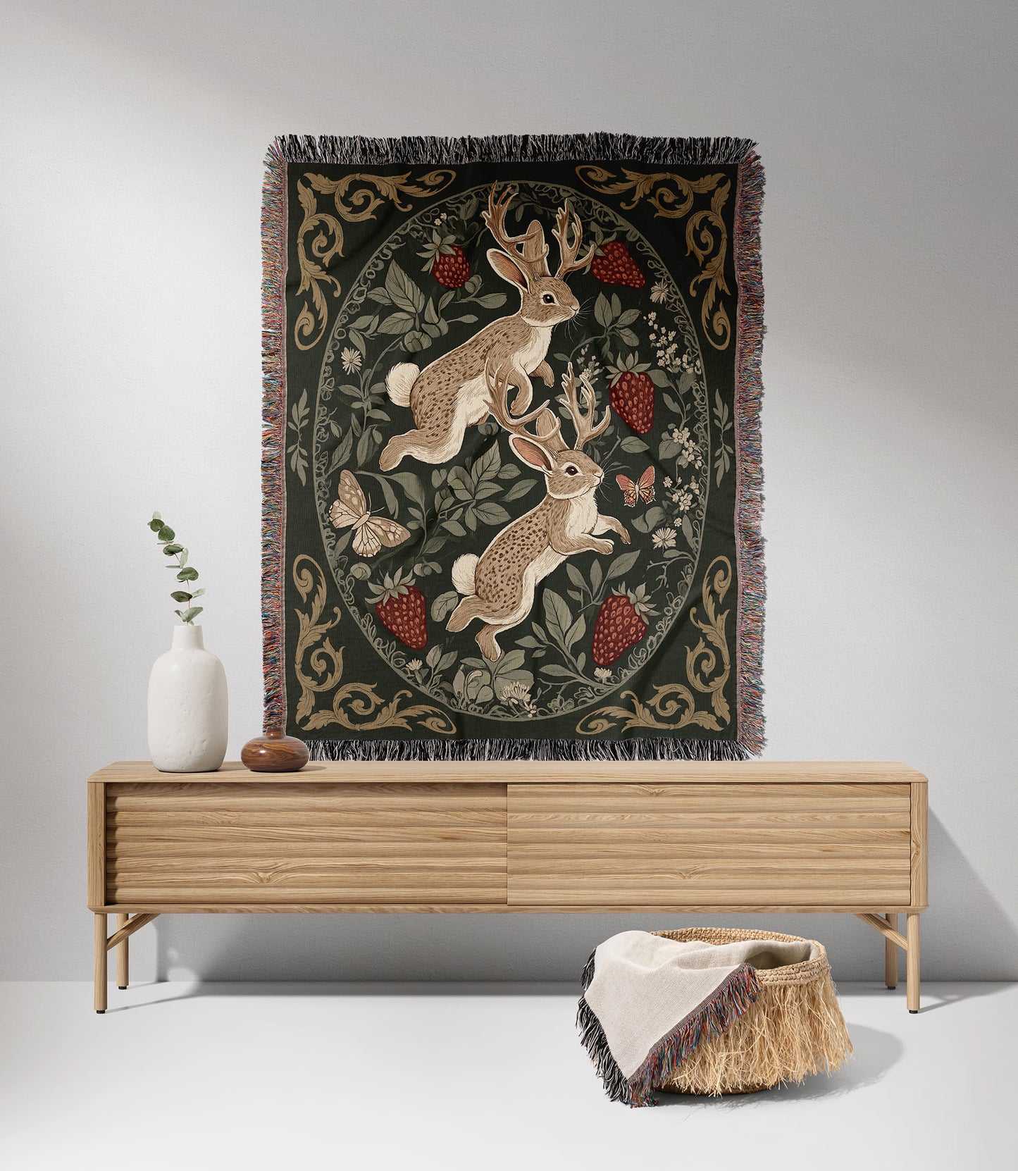 Jackalope Woven Blanket
