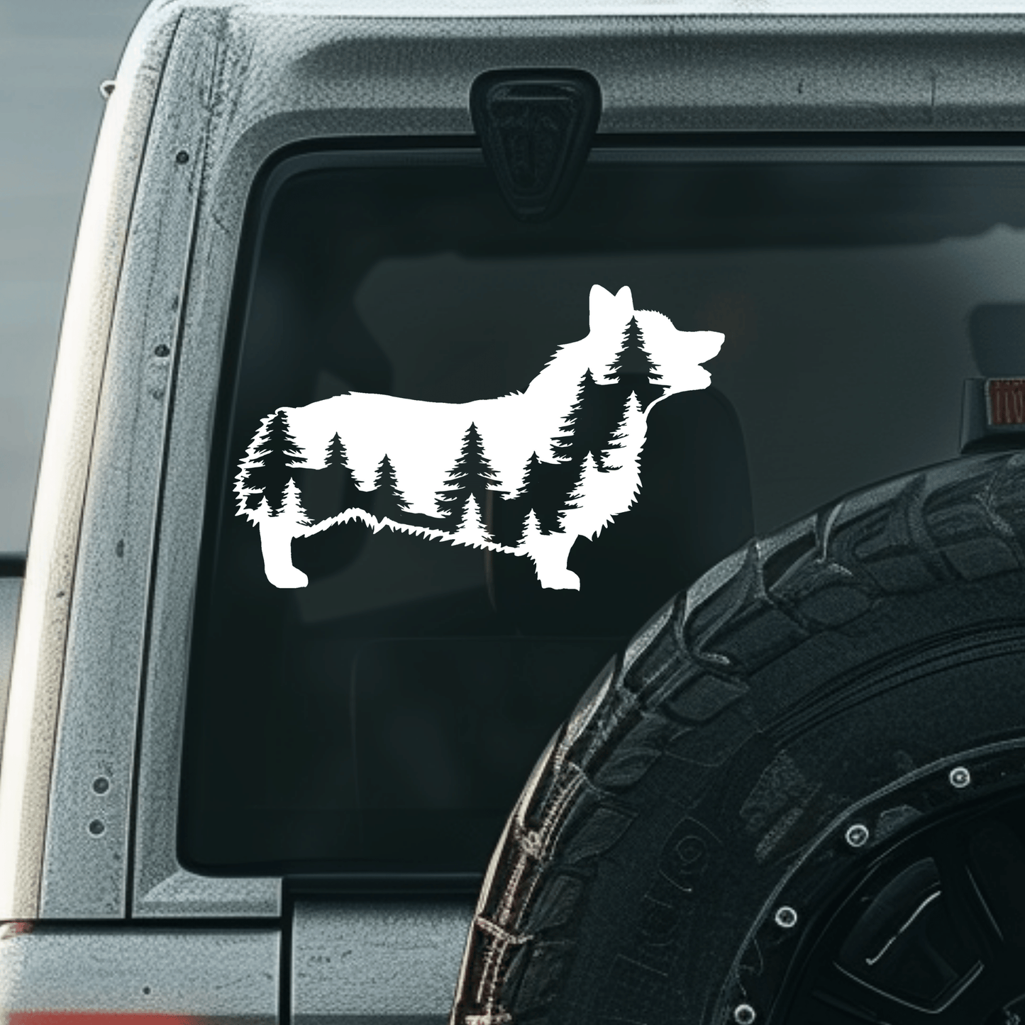 Corgi Dog Vinyl Decal