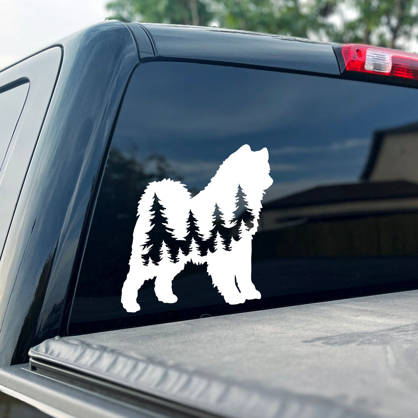 Samoyed Dog Vinyl Decal