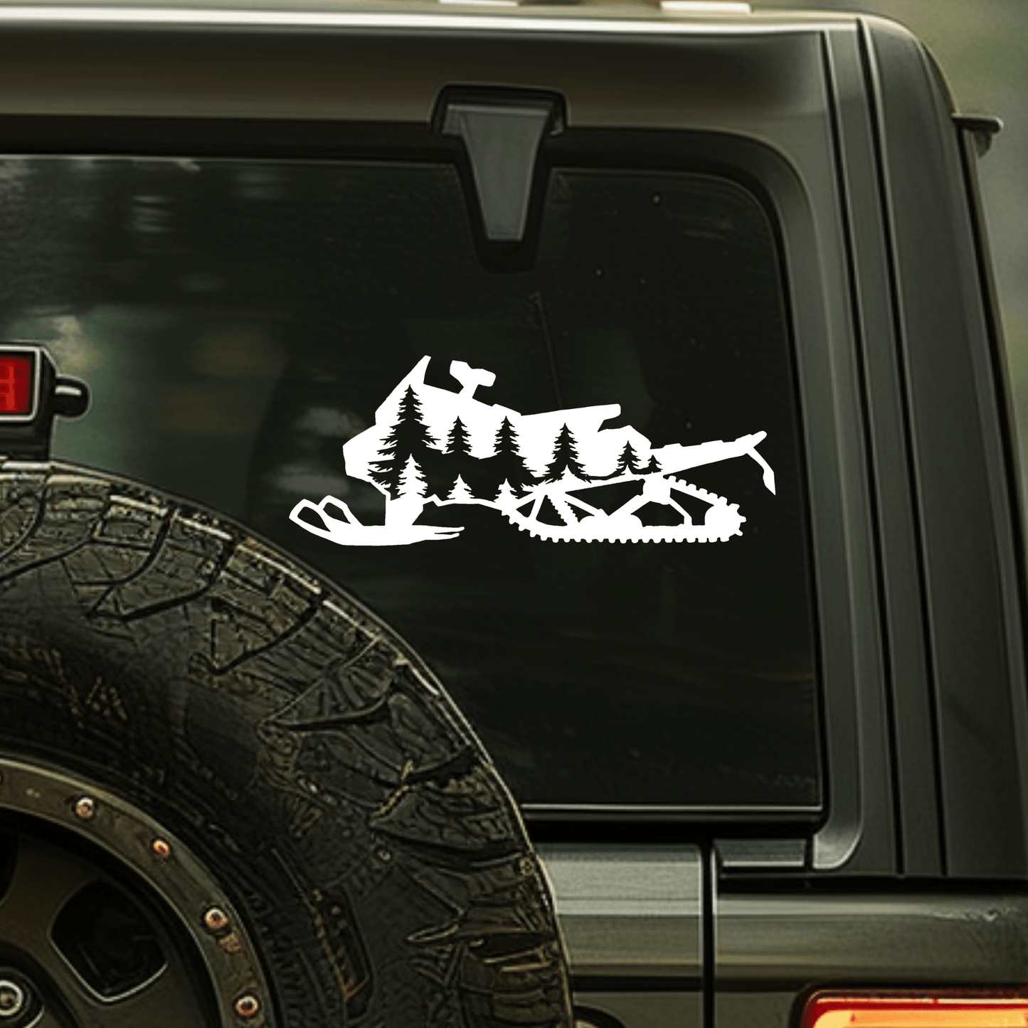 Snowmobile Vinyl Decal