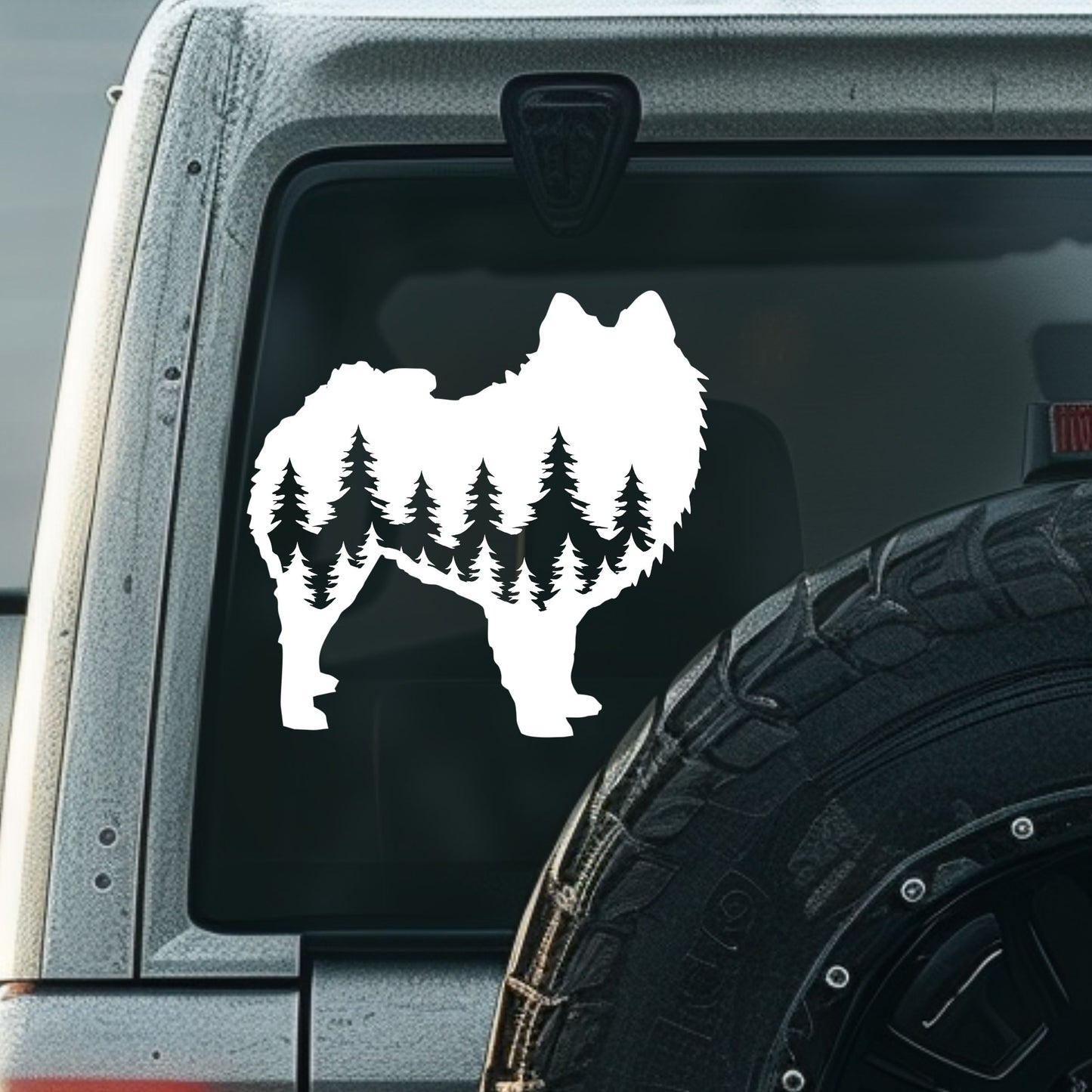 Pomeranian Dog Vinyl Decal