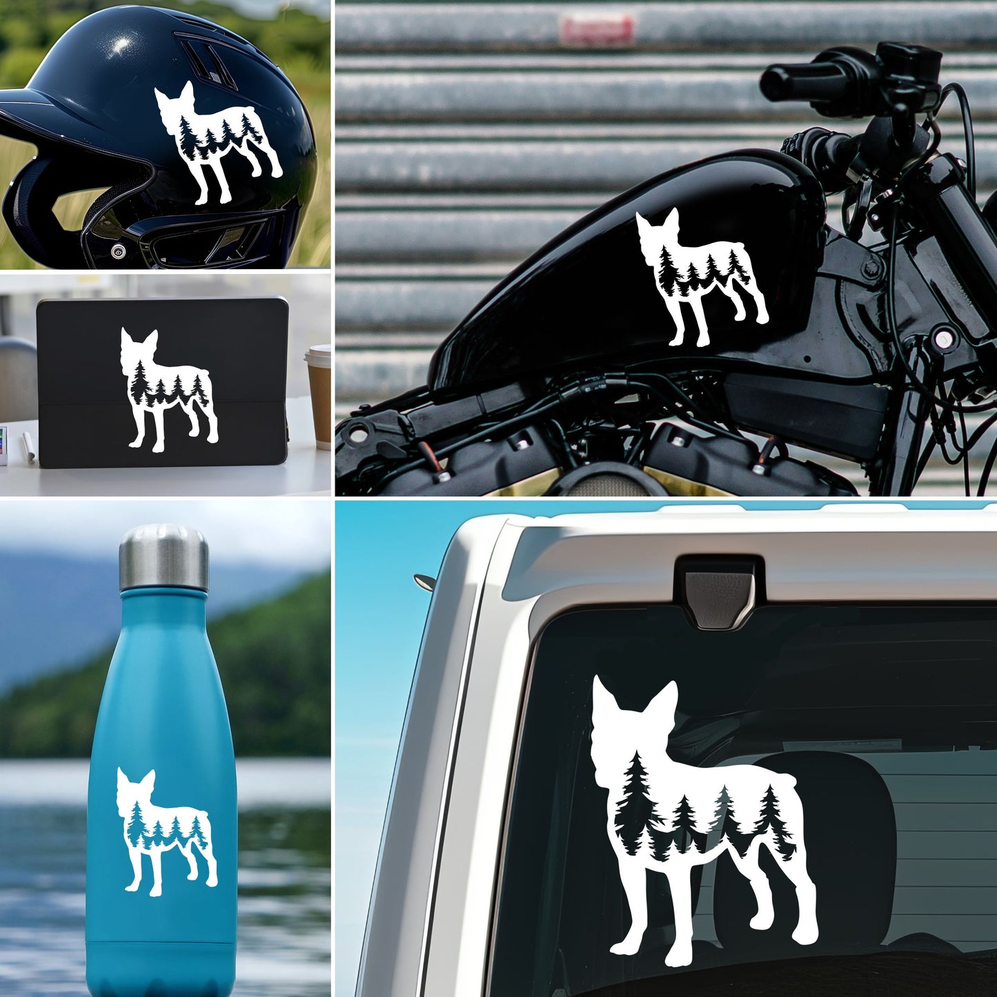 Boston Terrier Dog Vinyl Decal