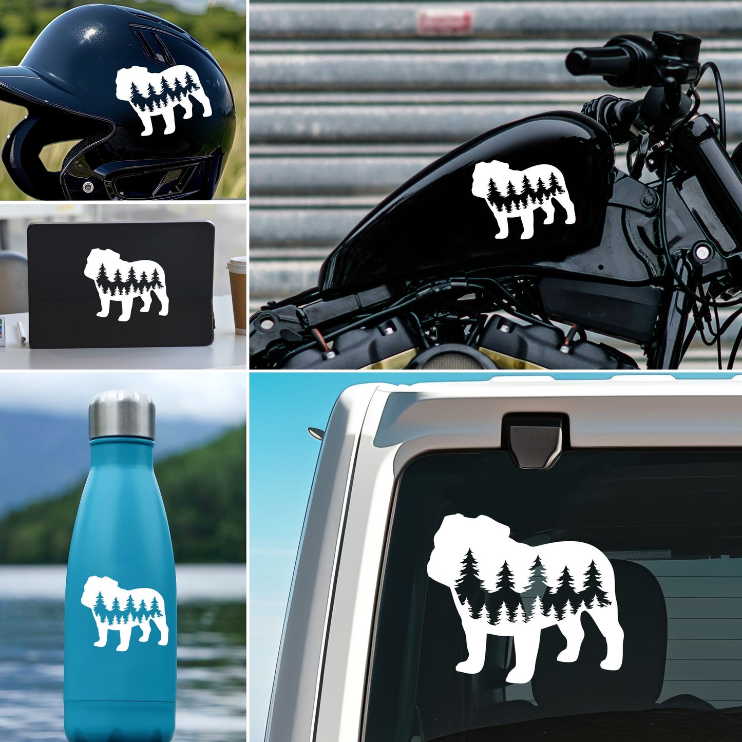 Bulldog Dog Vinyl Decal