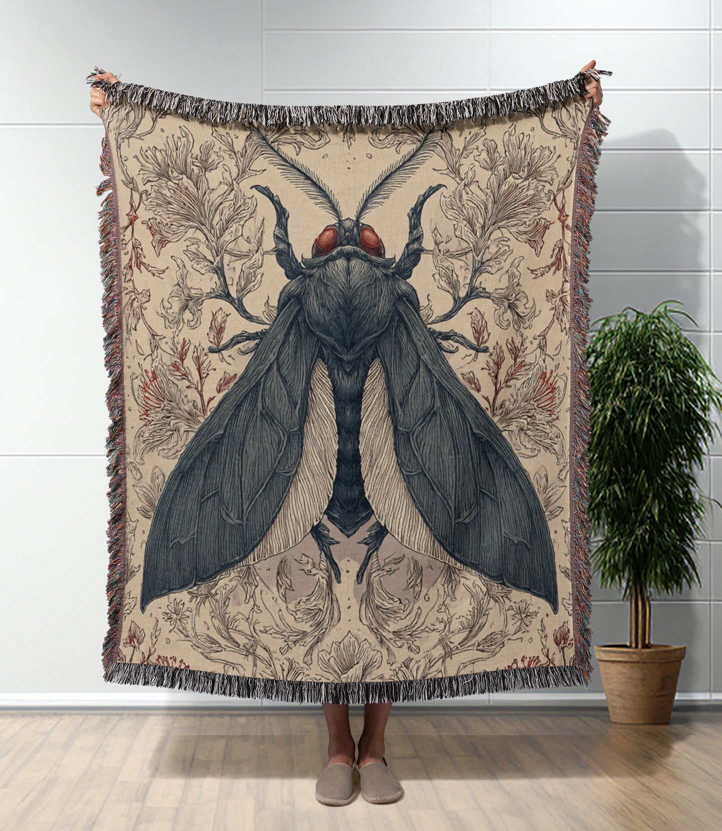 Mothman Woven Blanket