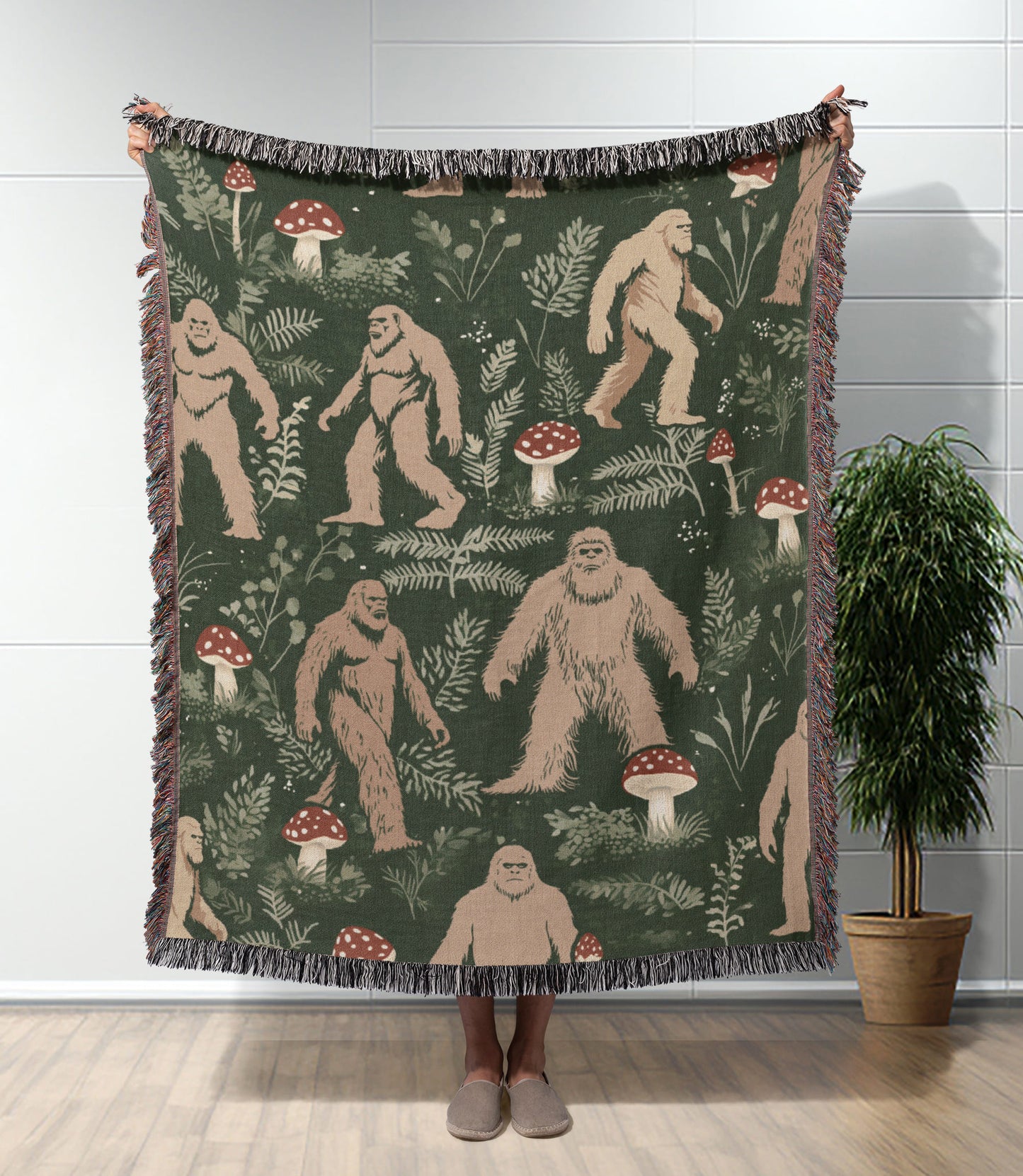 Bigfoot Woven Blanket