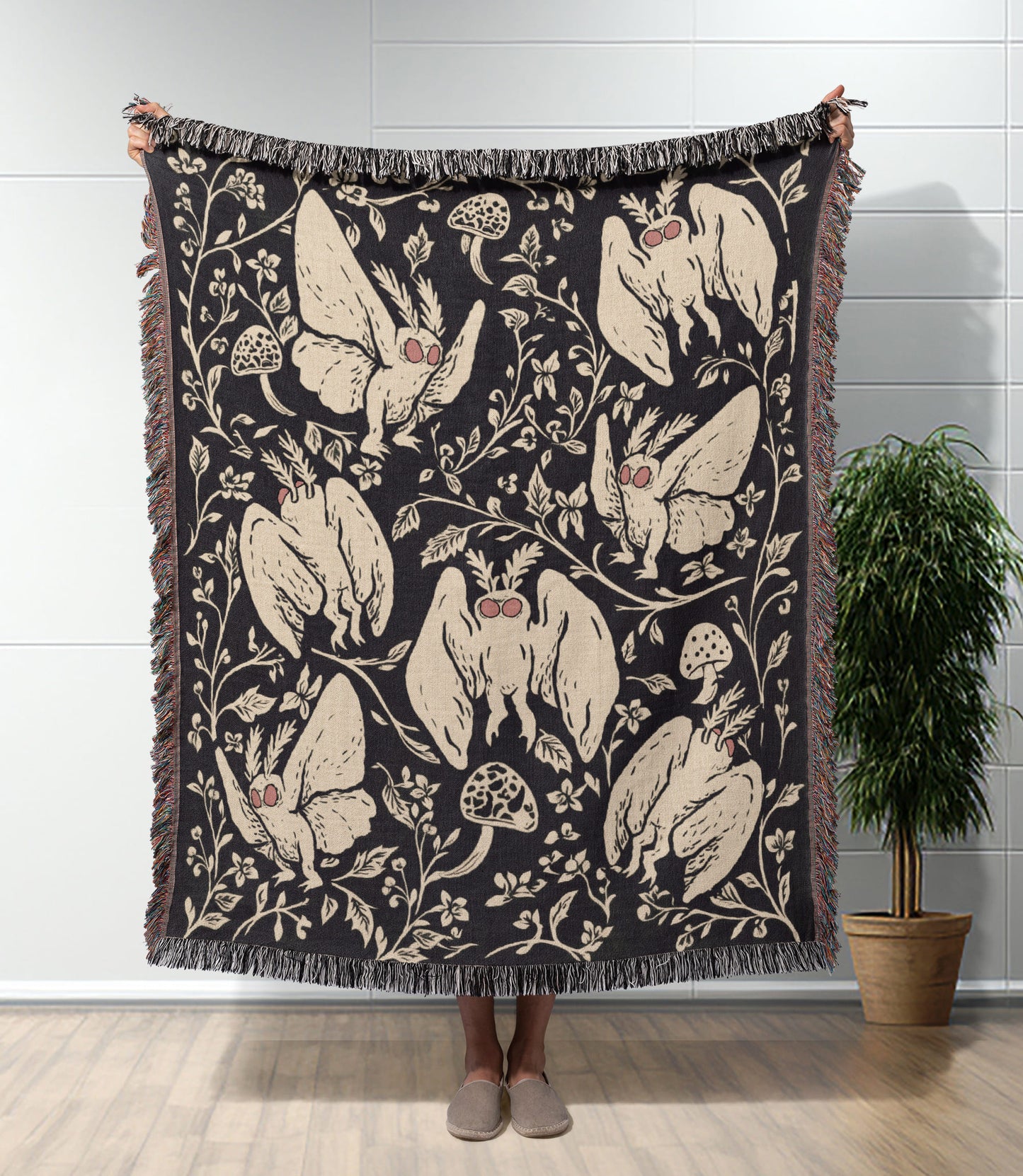 Mothman Woven Blanket