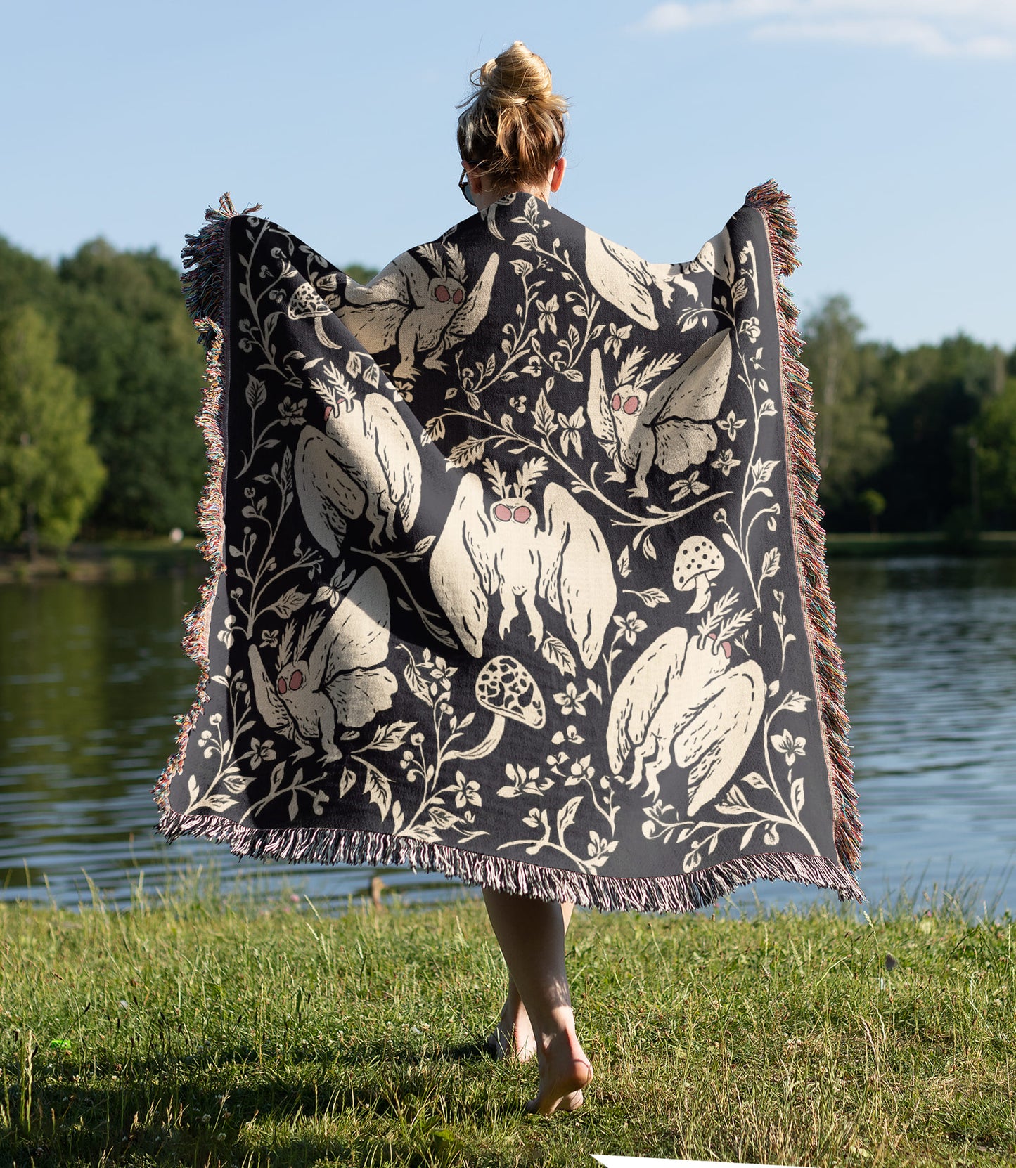Mothman Woven Blanket