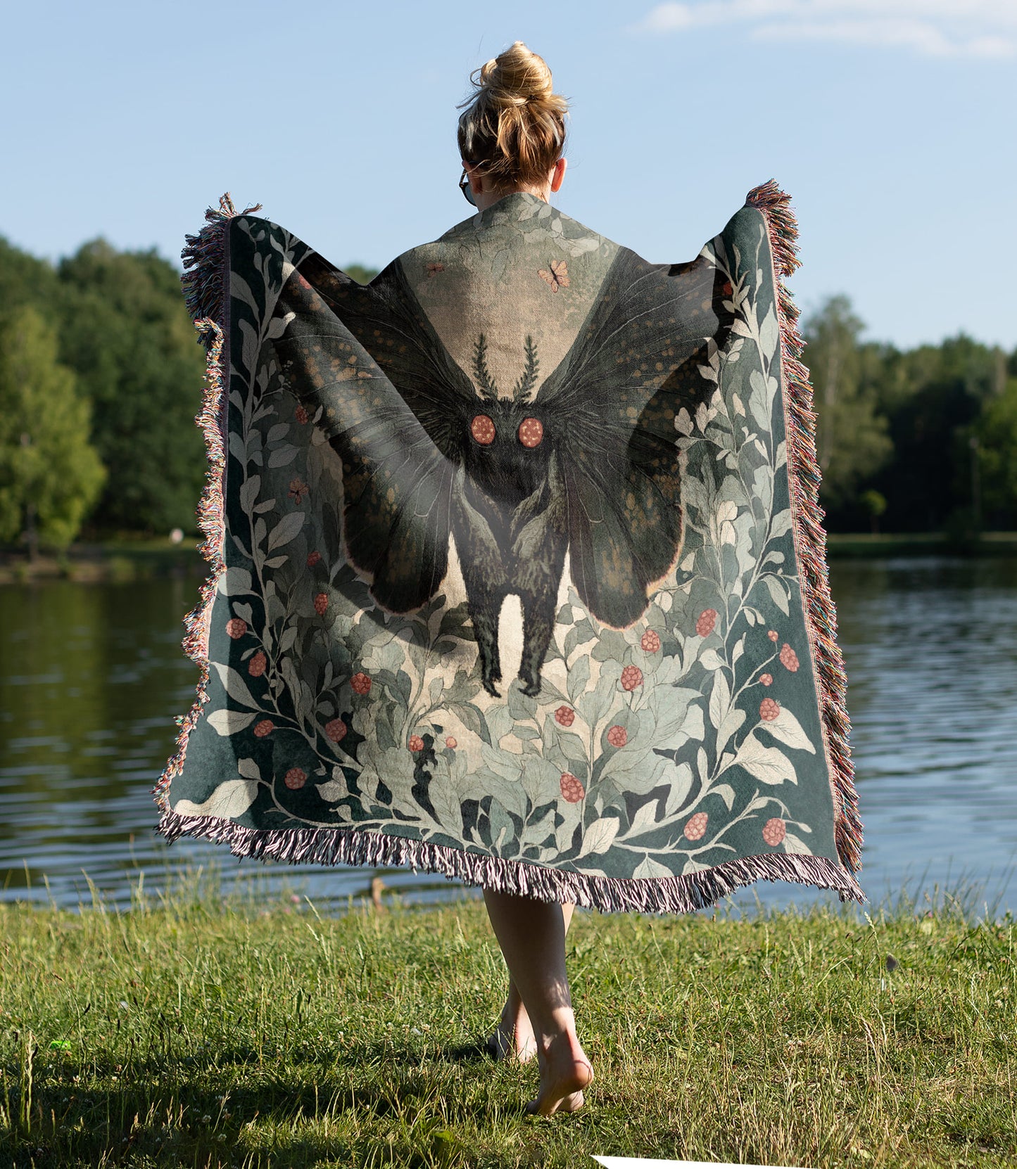 Mothman Woven Blanket