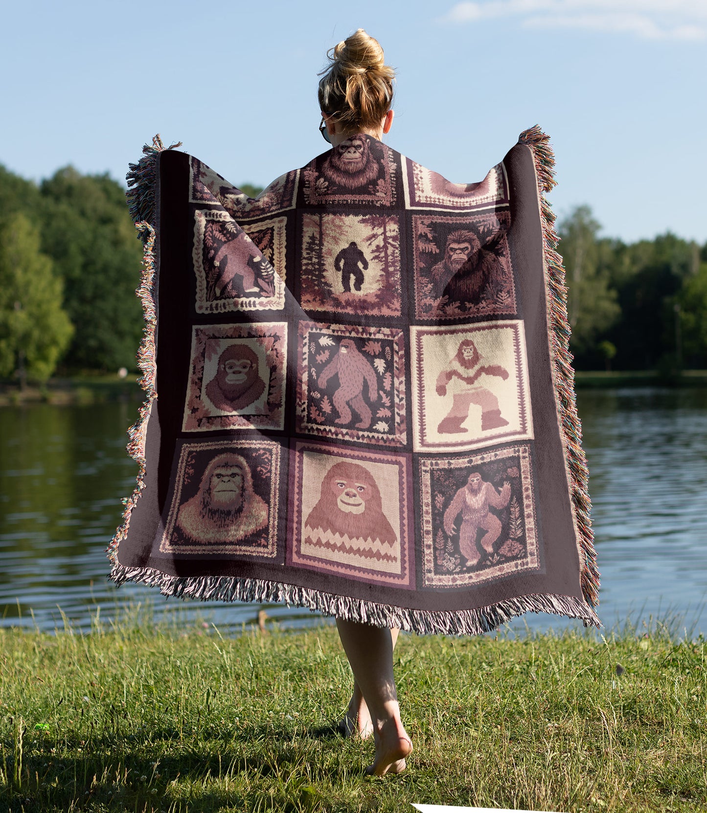 Bigfoot Woven Blanket