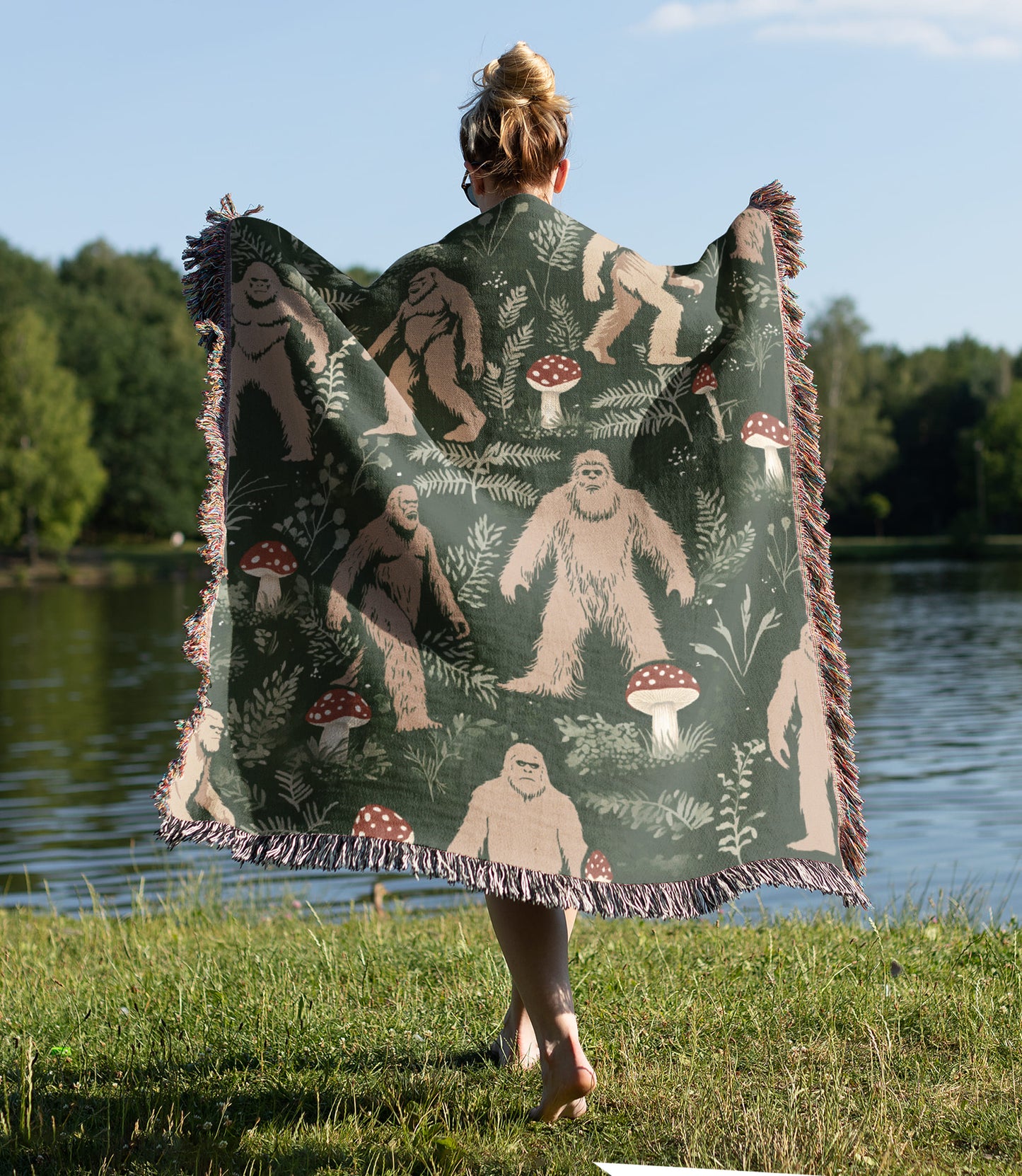 Bigfoot Woven Blanket