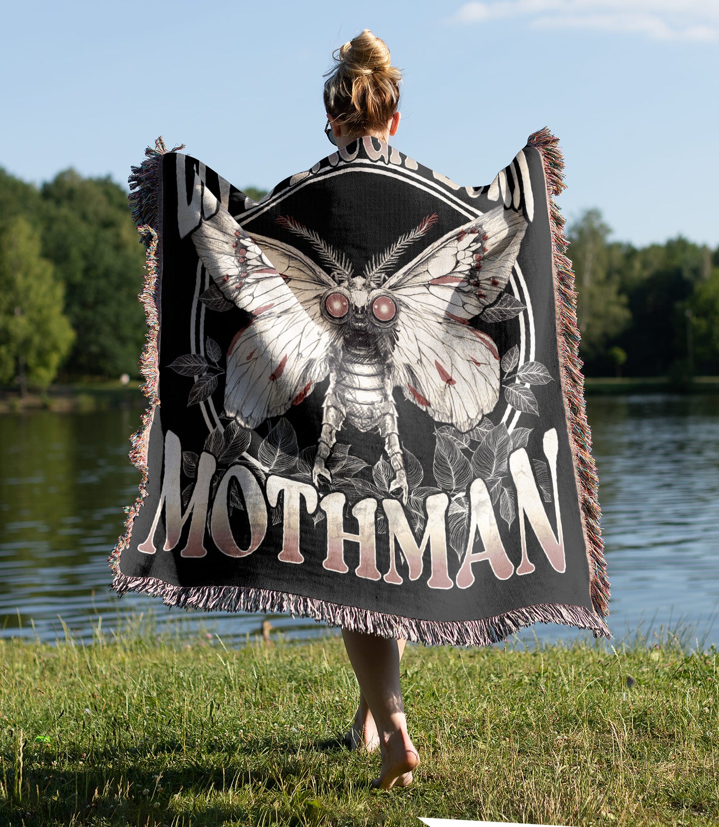 Mothman Woven Blanket