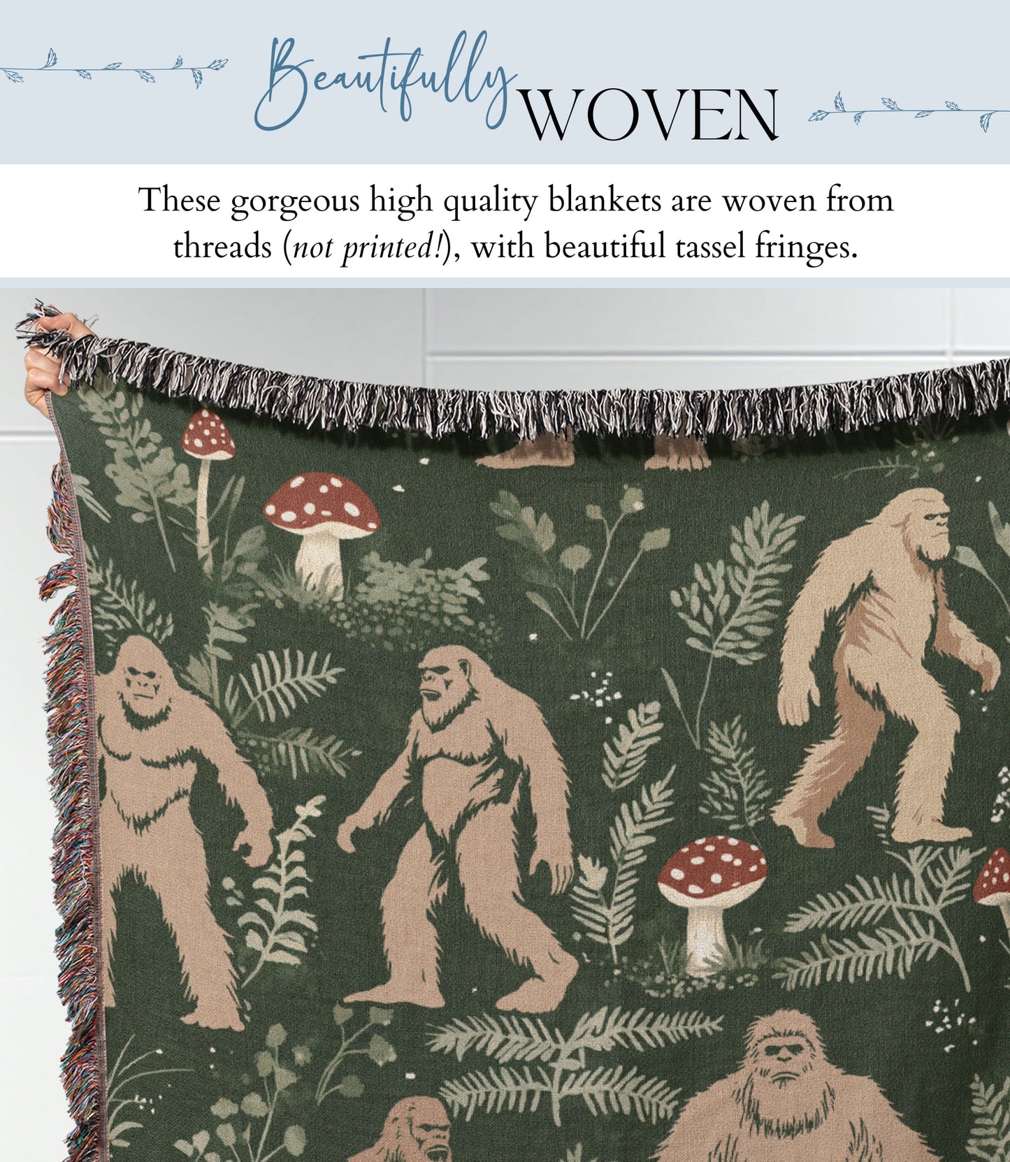 Bigfoot Woven Blanket