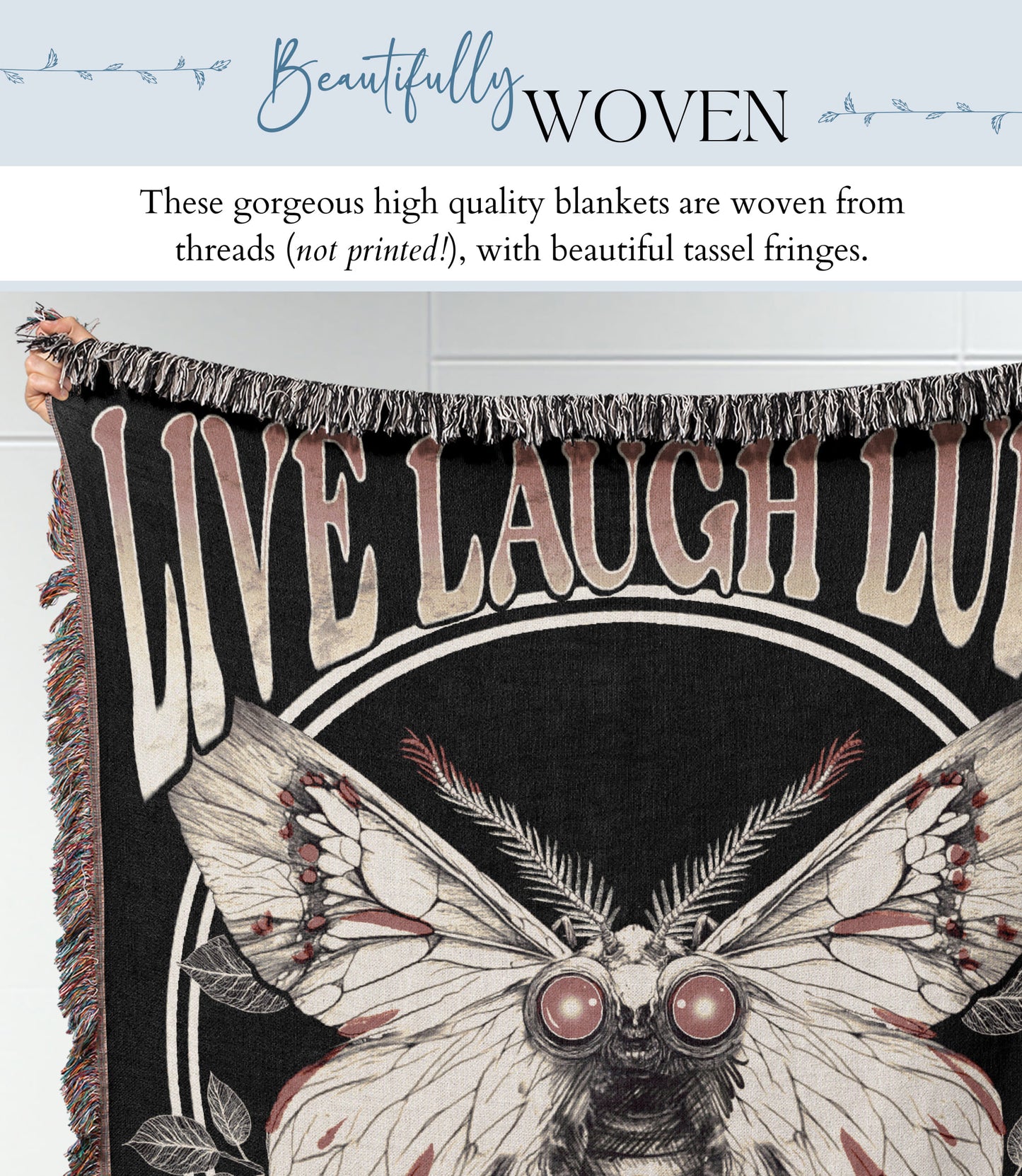 Mothman Woven Blanket