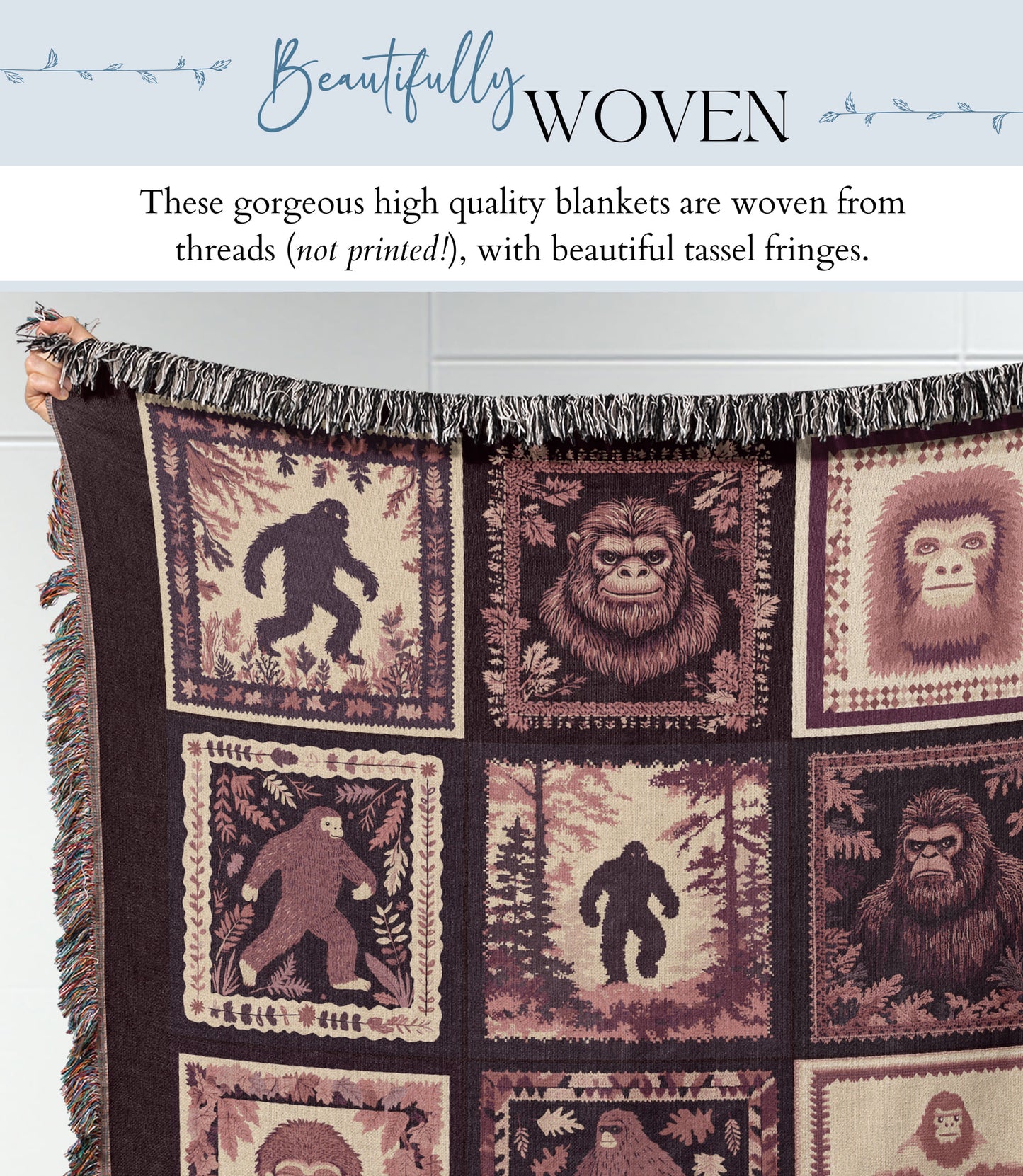 Bigfoot Woven Blanket