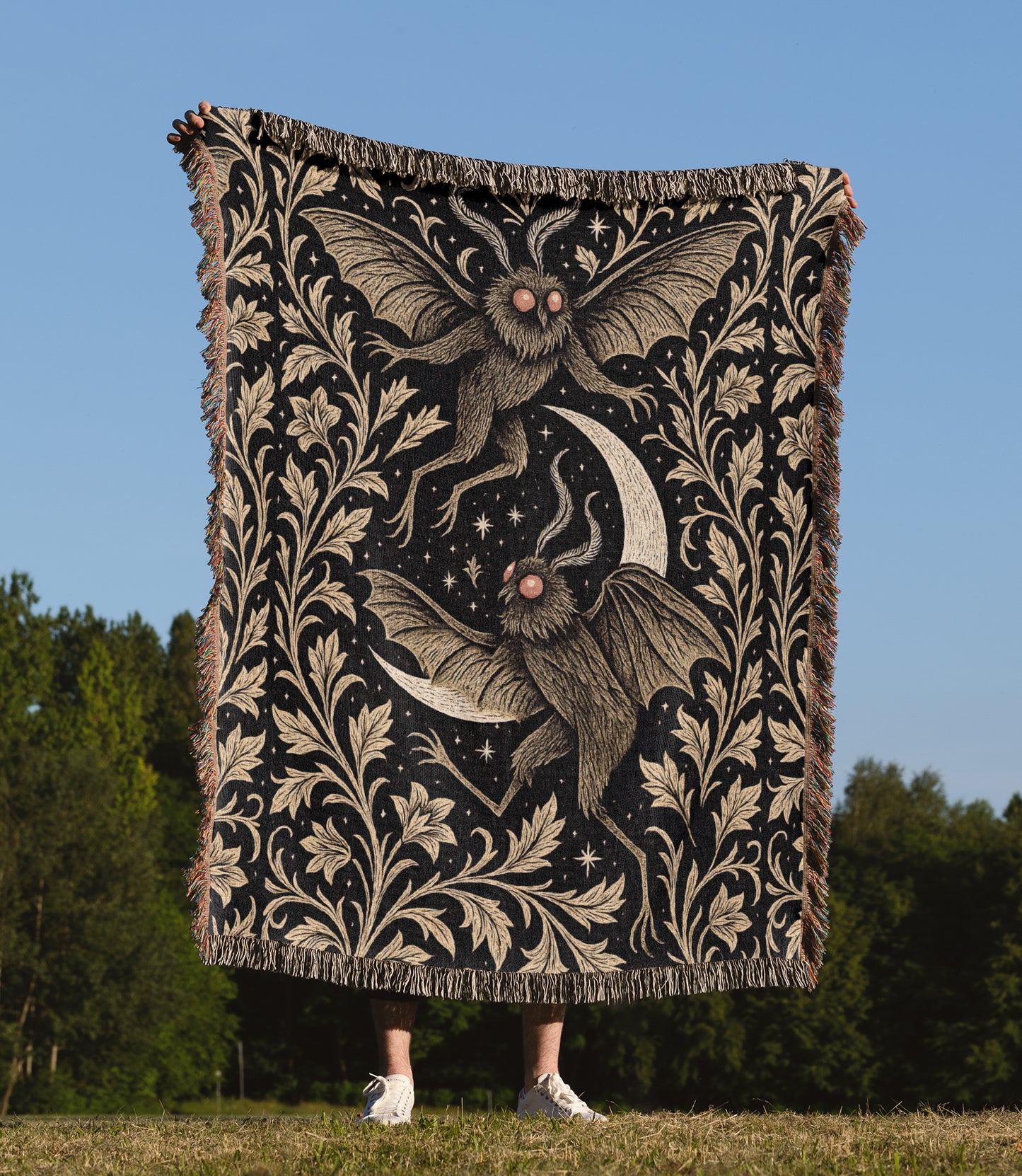 Mothman Woven Blanket