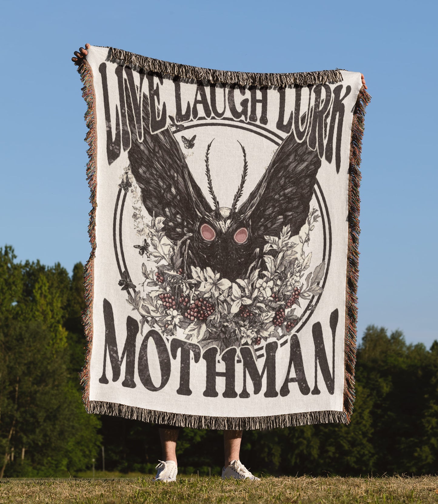 Mothman Woven Blanket
