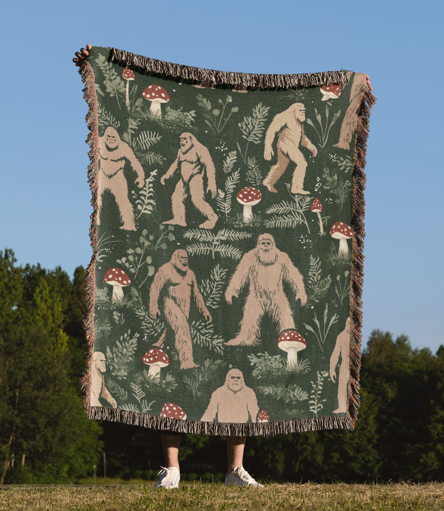 Bigfoot Woven Blanket