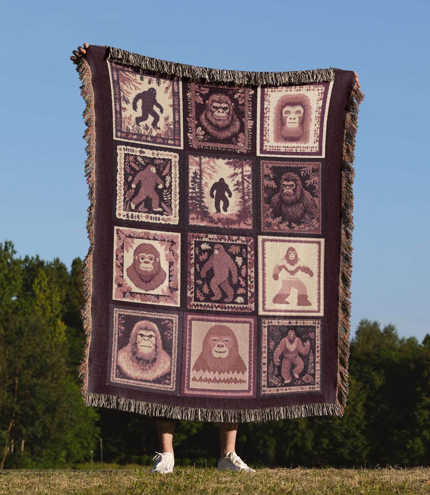 Bigfoot Woven Blanket