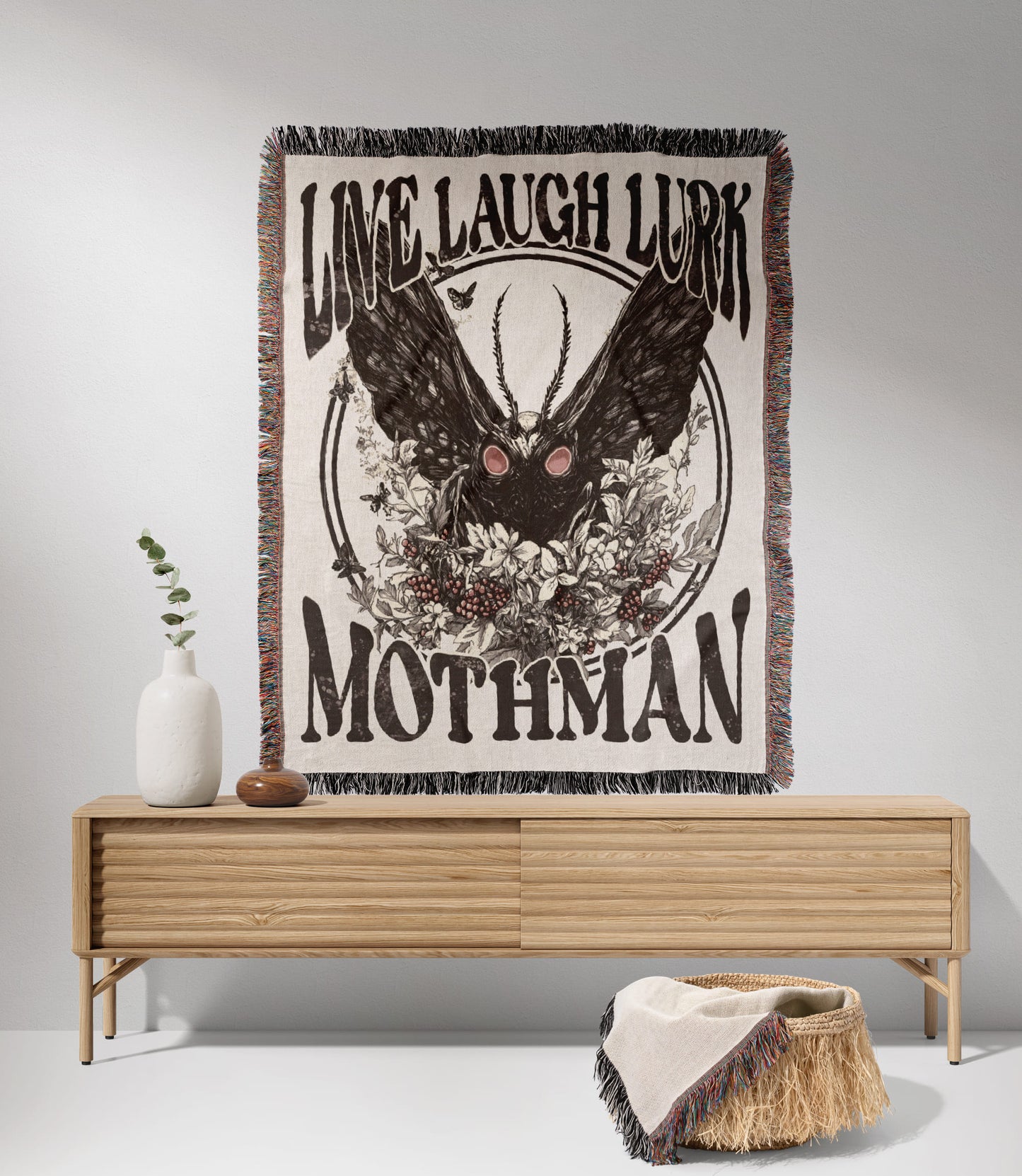 Mothman Woven Blanket