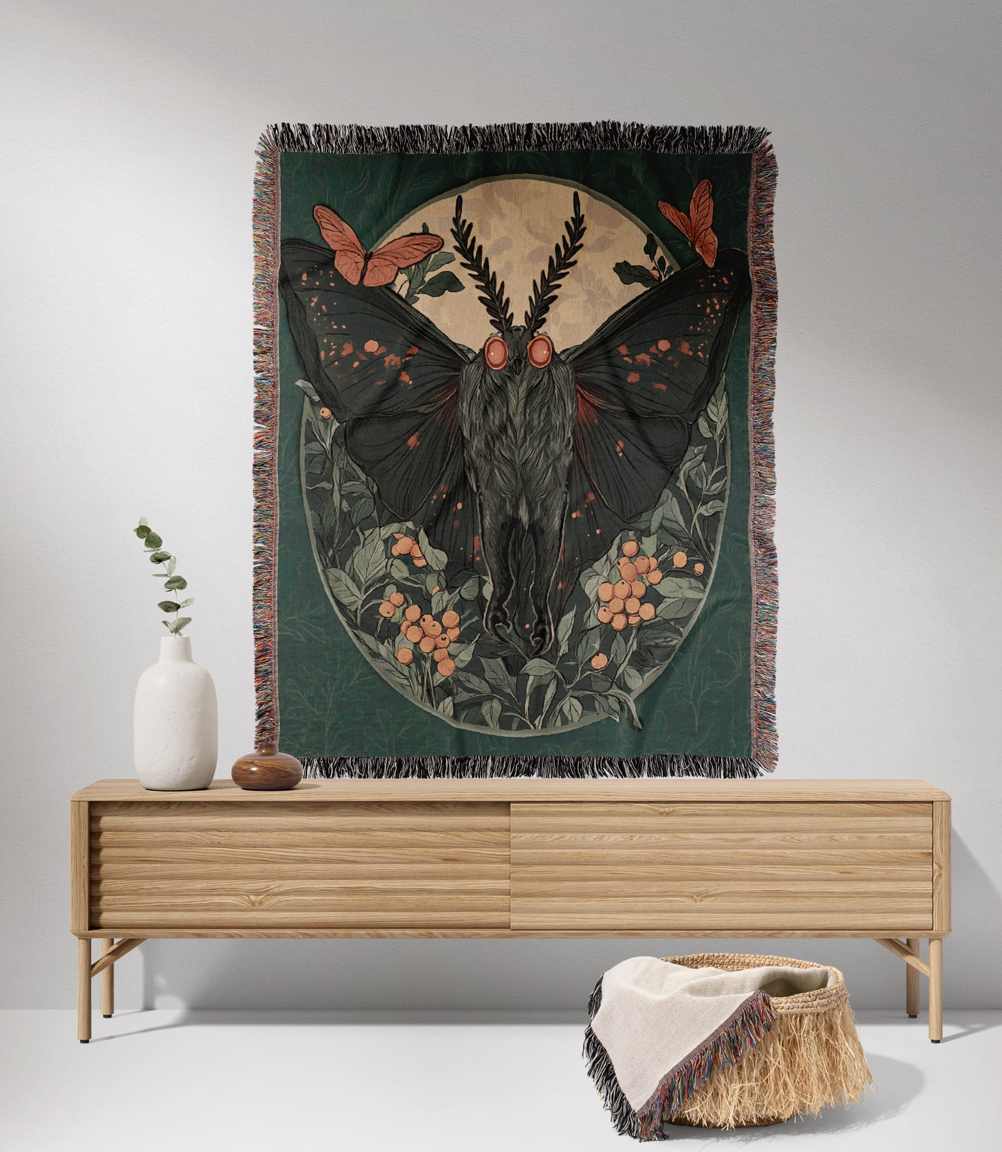 Mothman Woven Blanket