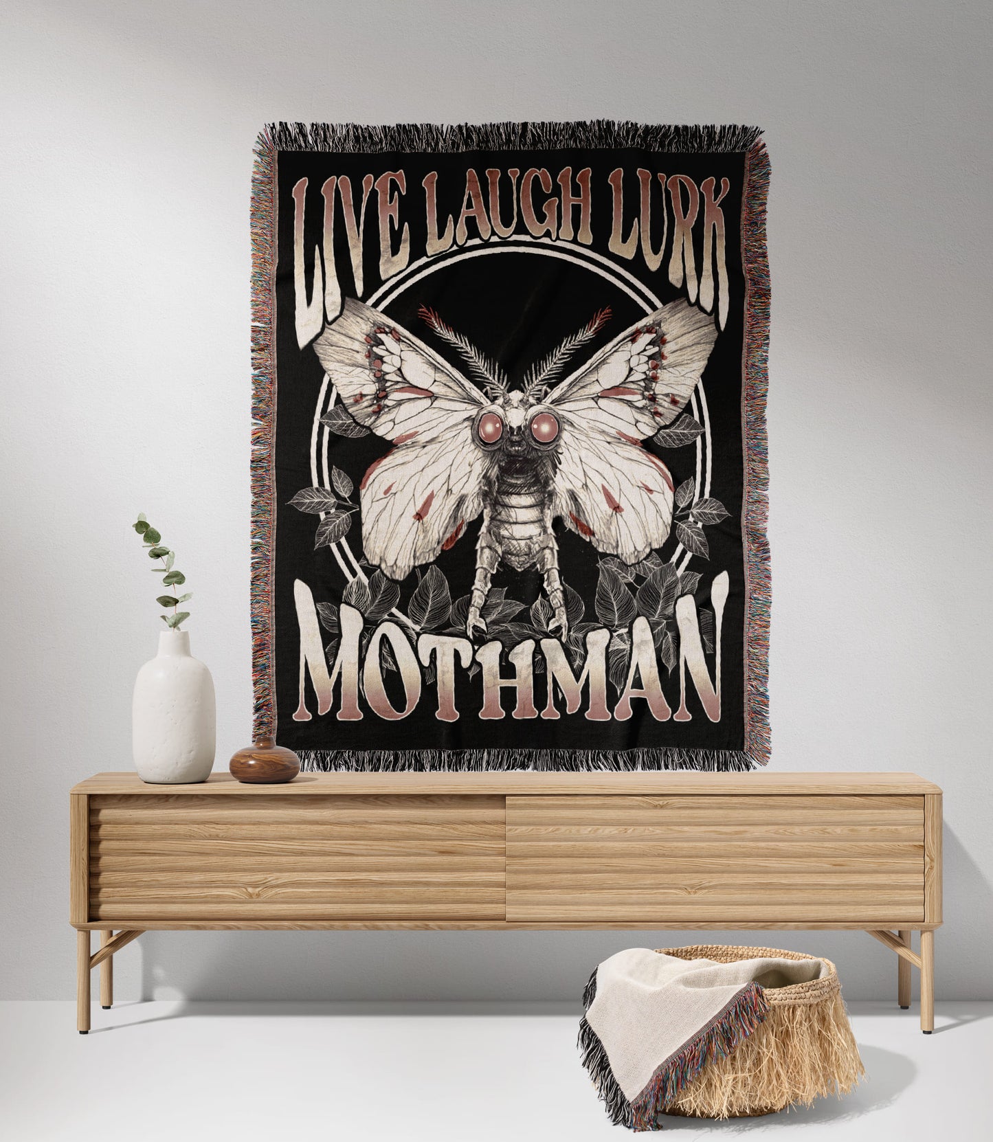 Mothman Woven Blanket