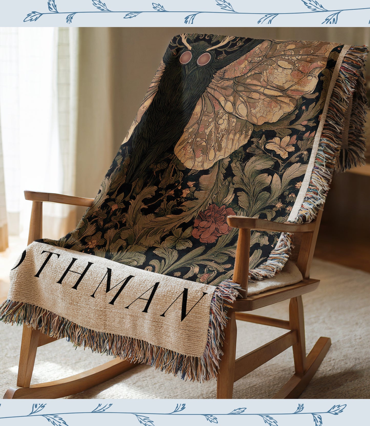 Mothman Woven Blanket