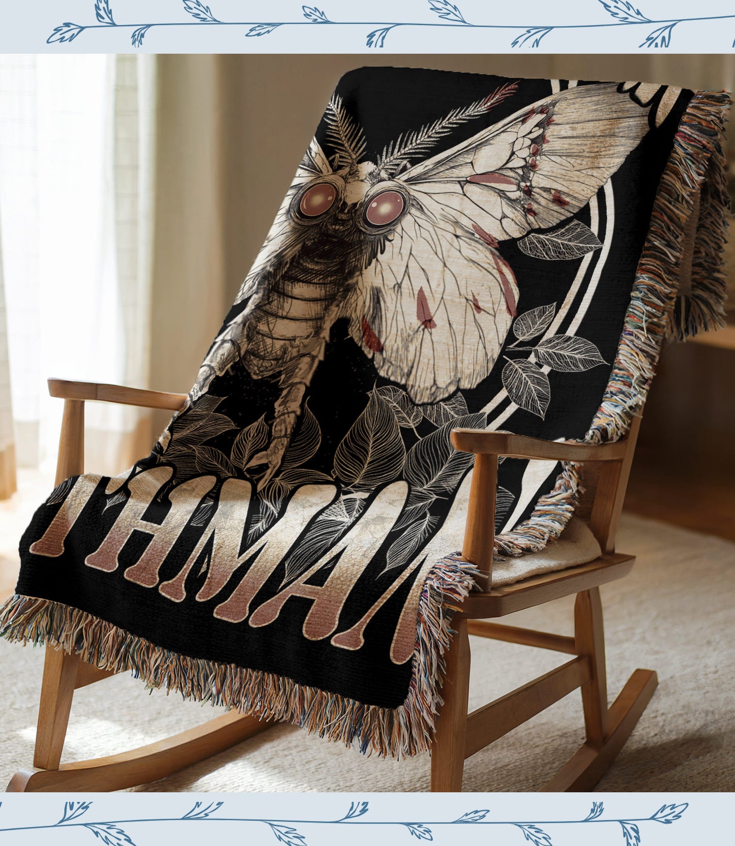 Mothman Woven Blanket