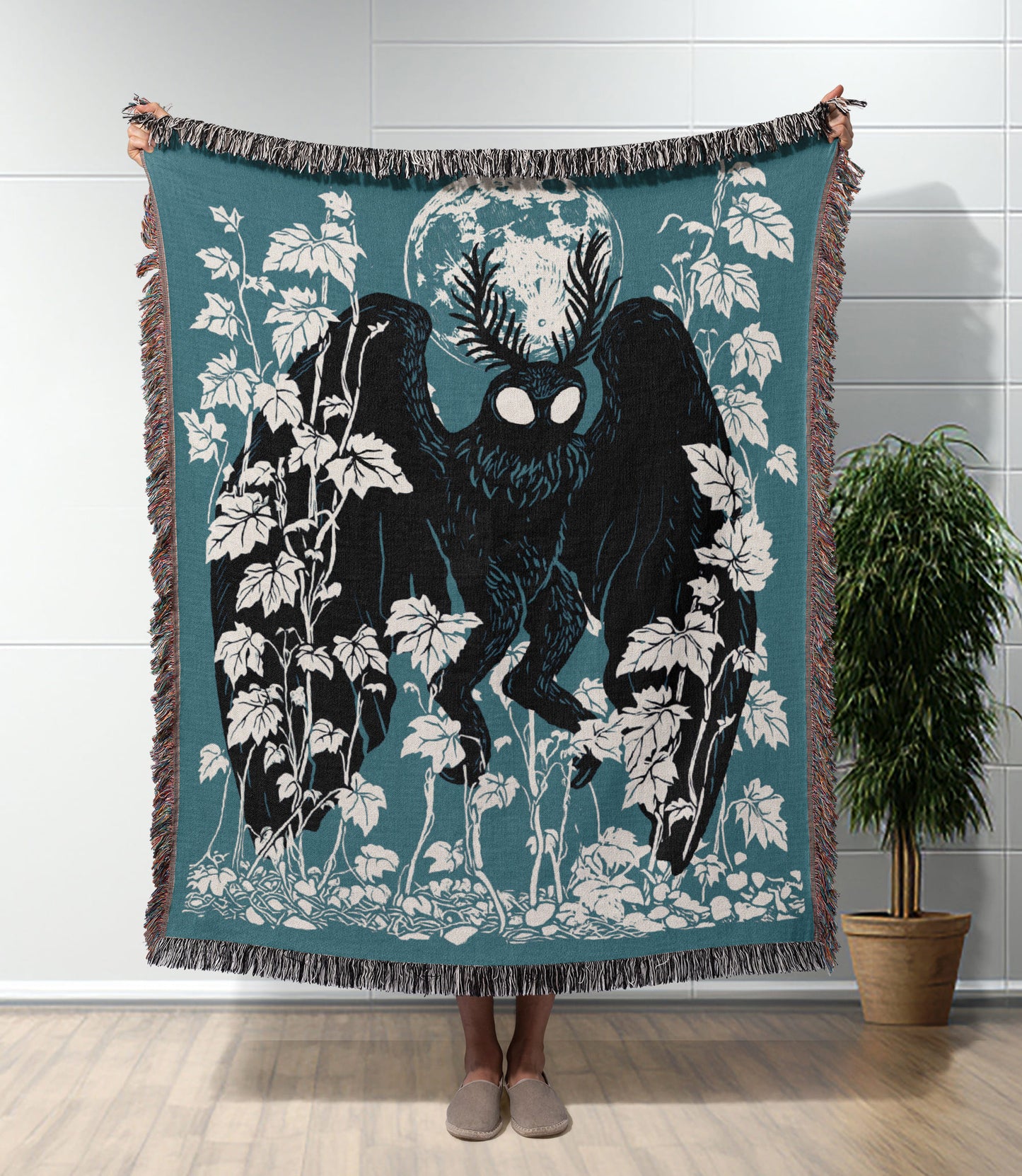 Mothman Woven Blanket
