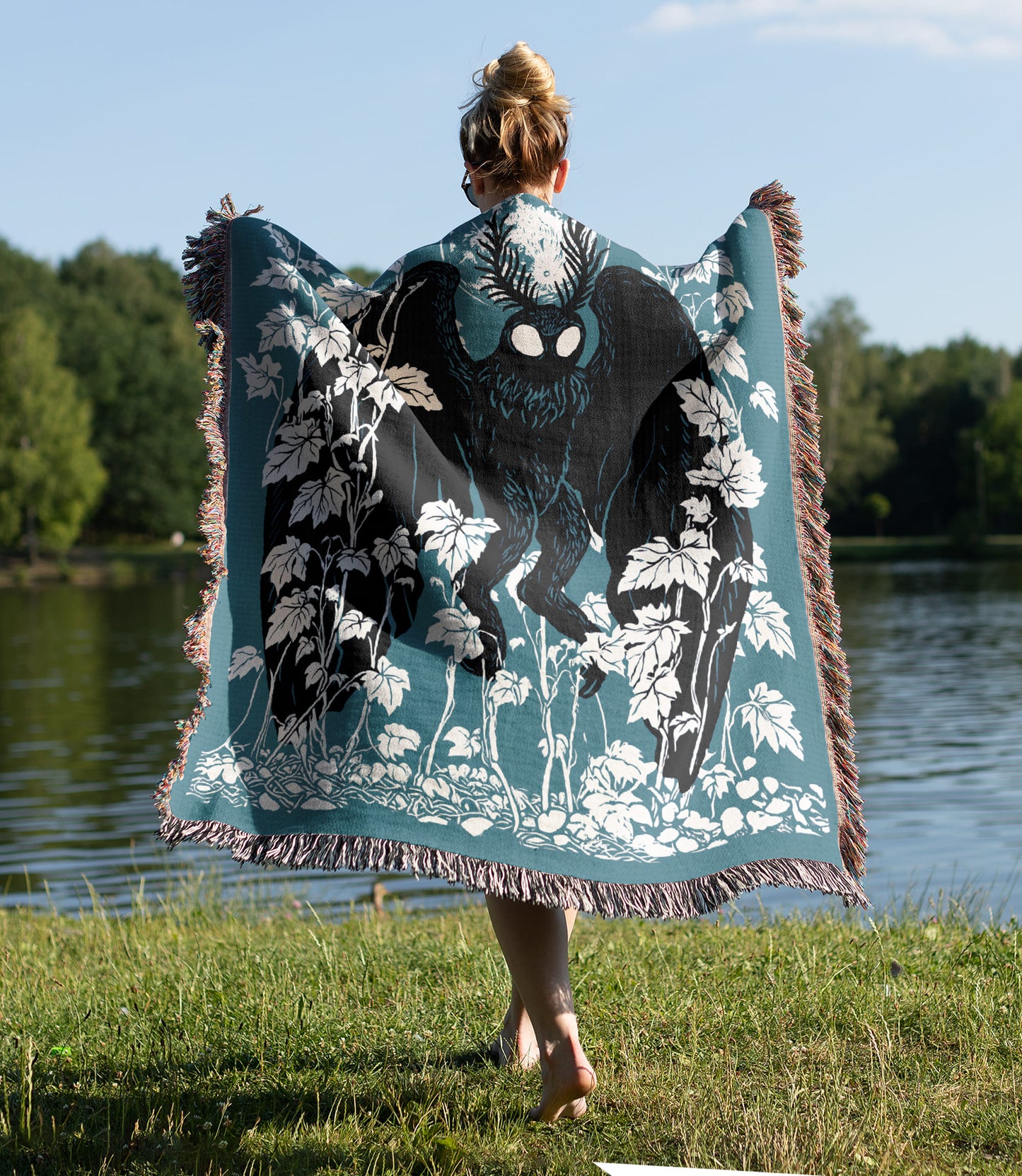 Mothman Woven Blanket