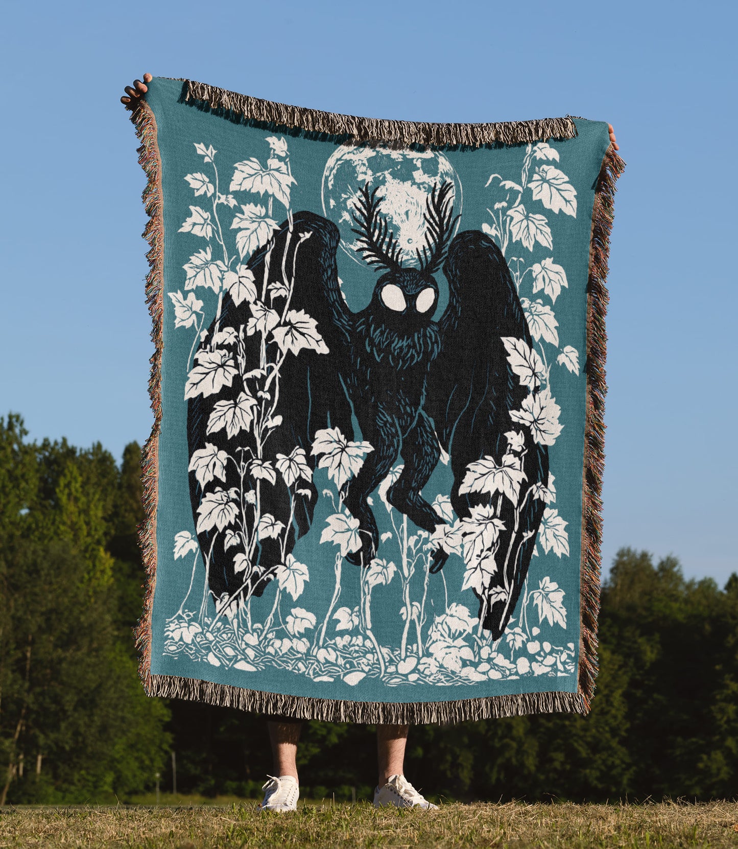Mothman Woven Blanket