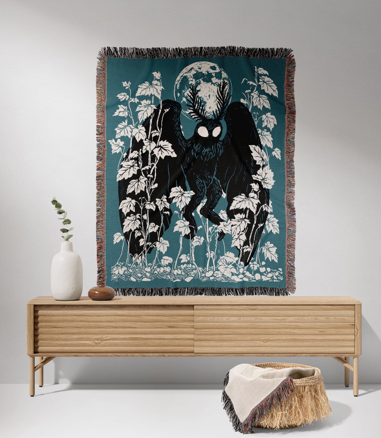 Mothman Woven Blanket