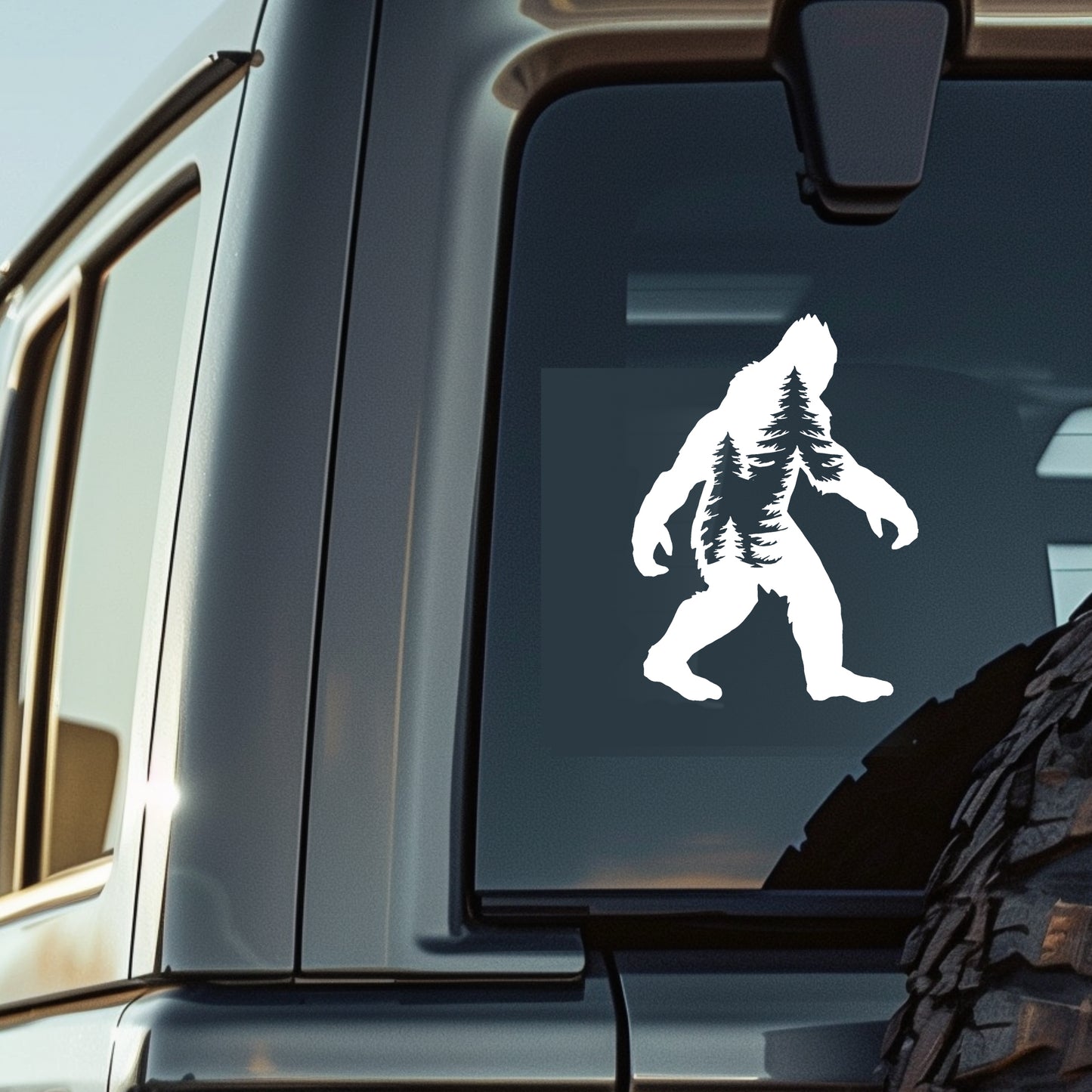 Bigfoot Cryptid Vinyl Decal