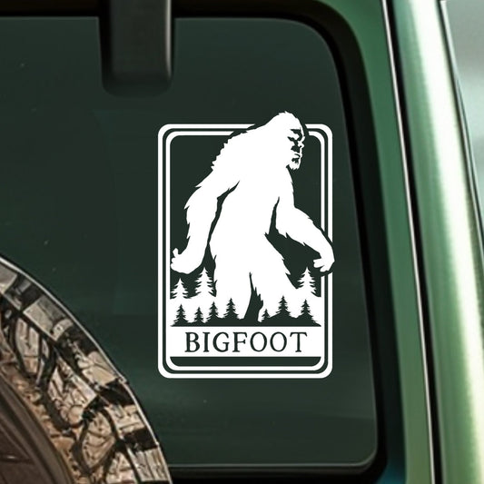 Bigfoot Cryptid Vinyl Decal