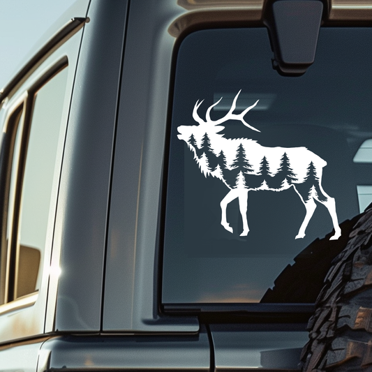 Elk Vinyl Decal