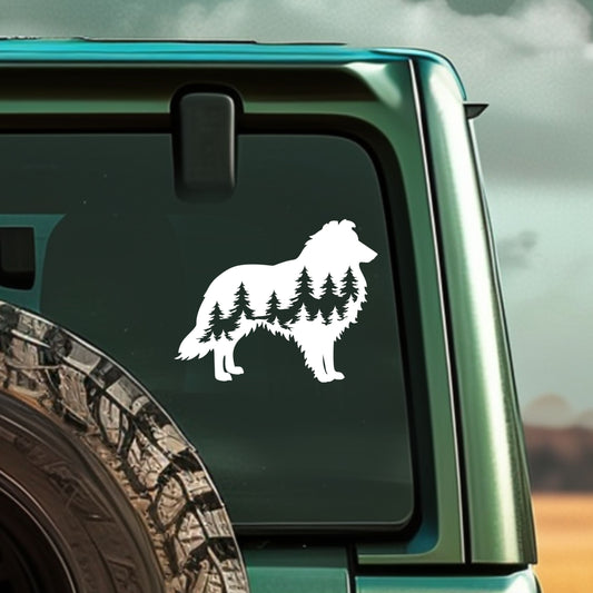 Sheltie Dog Vinyl Decal