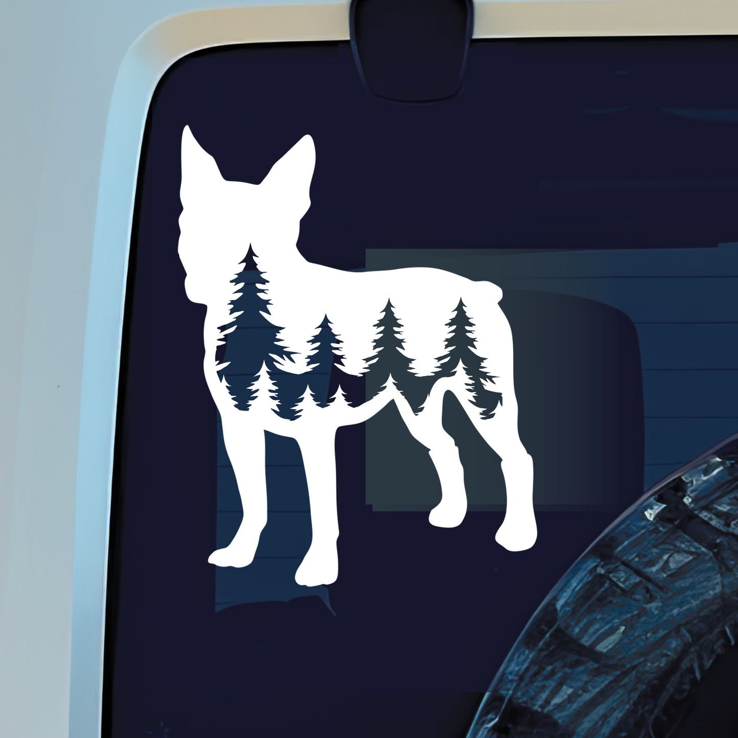 Boston Terrier Dog Vinyl Decal