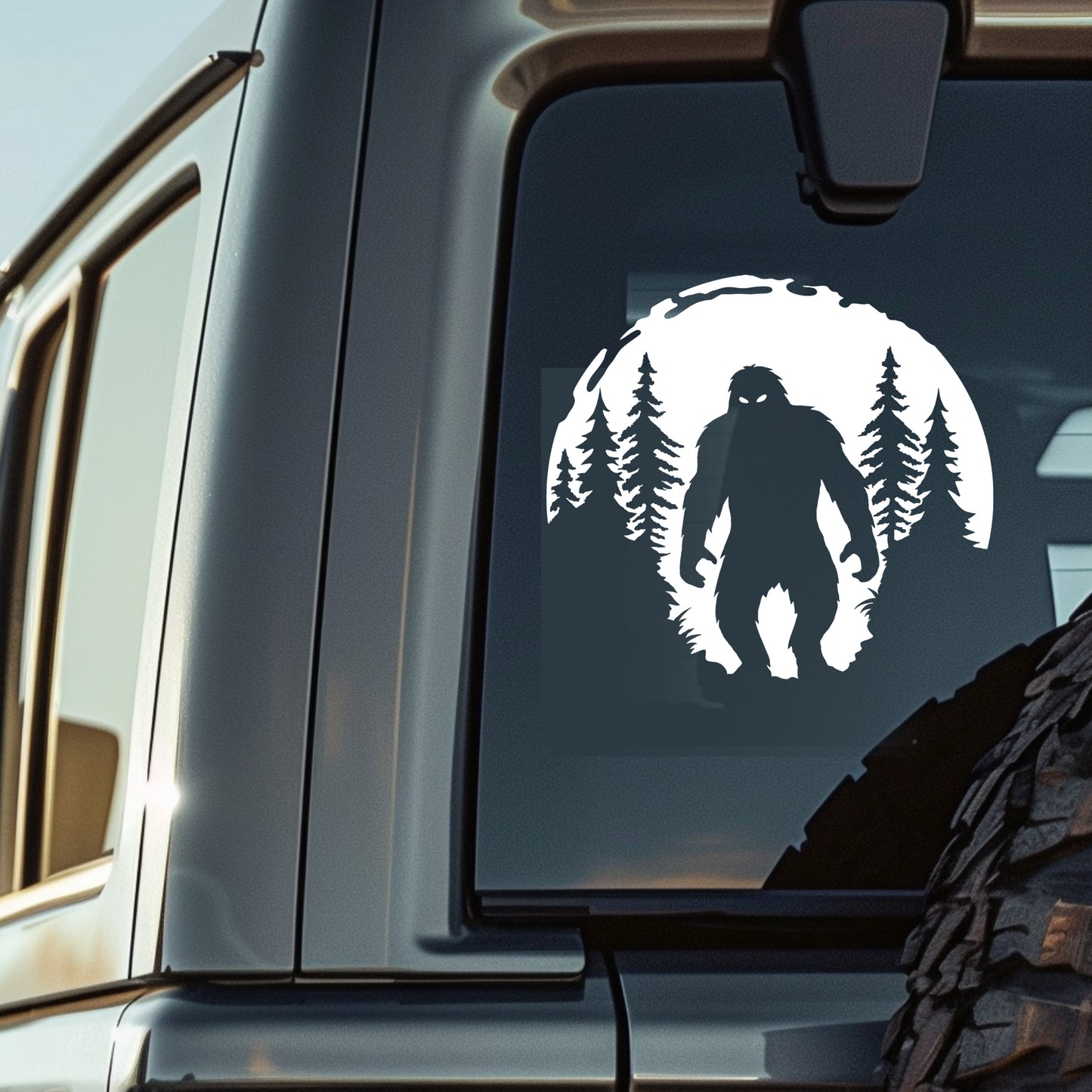 Bigfoot Cryptid Vinyl Decal