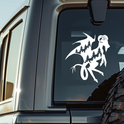 Jersey Devil Cryptid Vinyl Decal