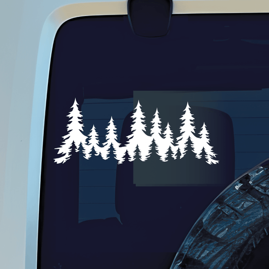 Treeline Vinyl Decal