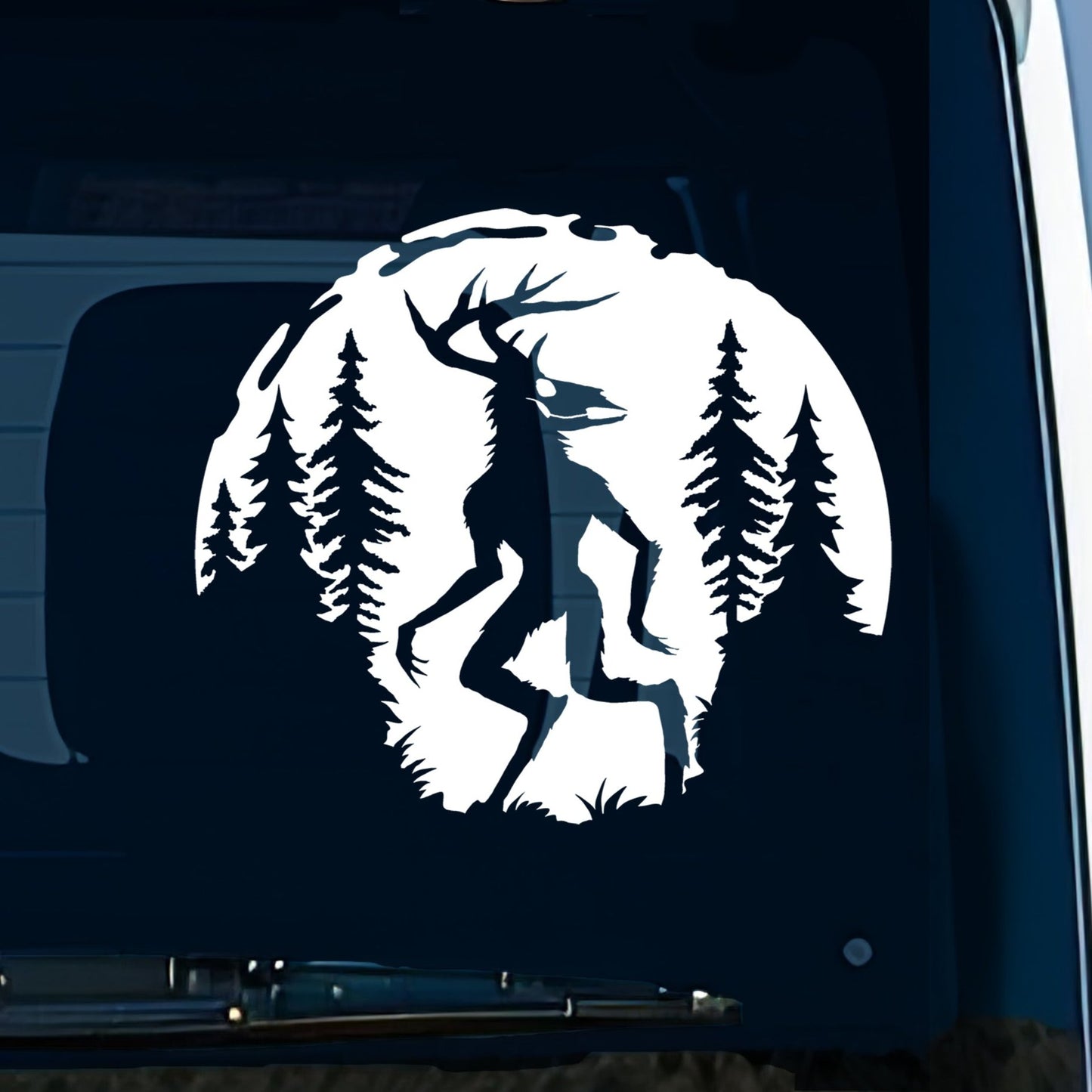 Wendigo Cryptid Vinyl Decal