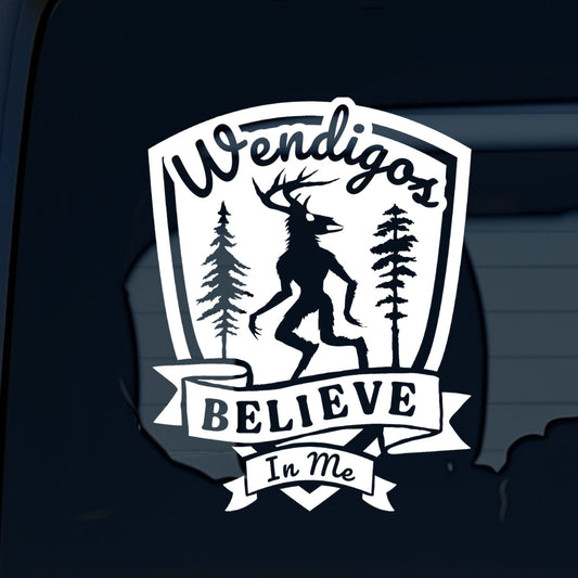 Wendigo Cryptid Vinyl Decal