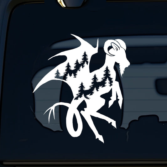 Jersey Devil Cryptid Vinyl Decal