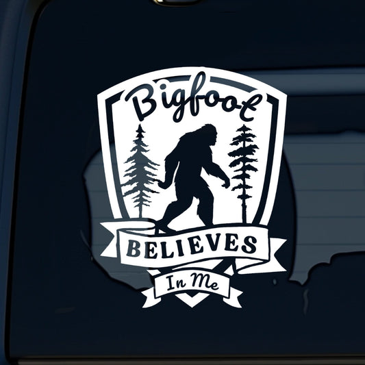 Bigfoot Cryptid Vinyl Decal