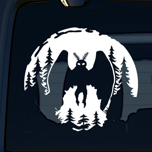 Mothman Cryptid Vinyl Decal