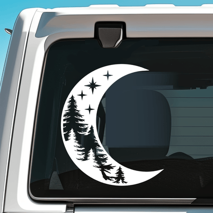 Crescent Moon Vinyl Decal