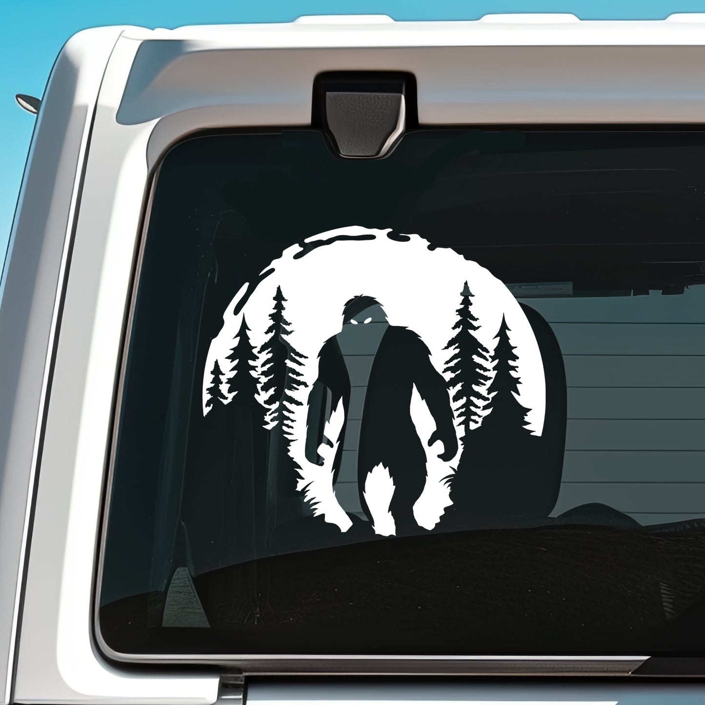 Bigfoot Cryptid Vinyl Decal