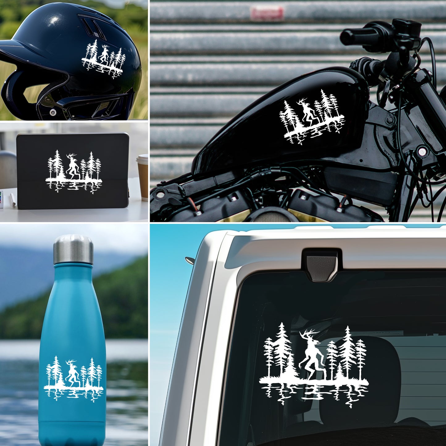 Wendigo Cryptid Vinyl Decal
